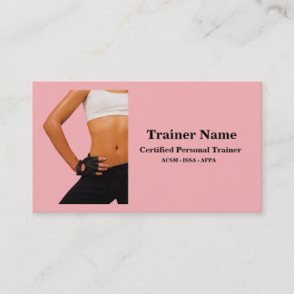 Persönliche Trainer-Visitenkarte Visitenkarte