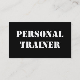 Persönliche Trainer-Visitenkarte Visitenkarte