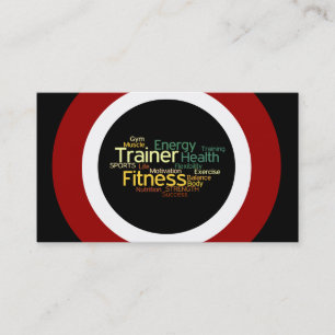 Persönliche Trainer-Visitenkarte Visitenkarte