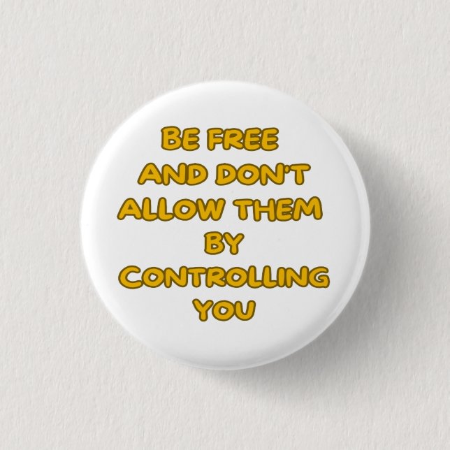 Persönliche Unabhängigkeit Button (Vorderseite)