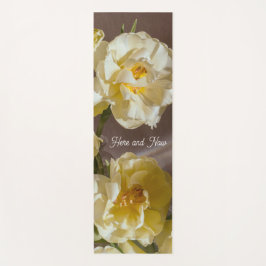 Persönliche und elegante Blumen Yogamatte