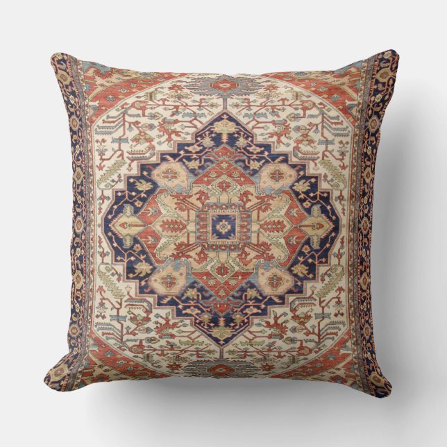 PERSÖNLICHE VINTAGE ORIENTALE-DESIGN KISSEN (Vorderseite)
