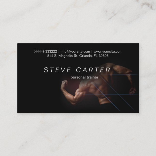 Persönliche Visitenkarte (Vorderseite)