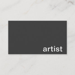 Persönliche Visitenkarte (Künstler)