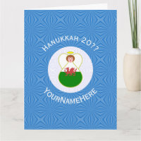 Persönliche walisische Engel Chanukka-Flagge