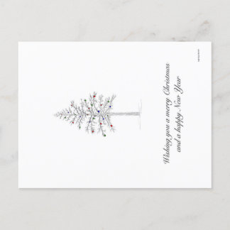 Persönliche Weihnachtskarte Feiertagspostkarte