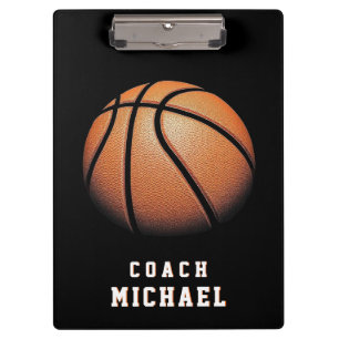 Persönlicher Basketball-Trainer Klemmbrett