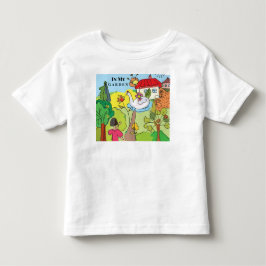 Persönlicher Cartoon in meinem Garten Kleinkind T-shirt