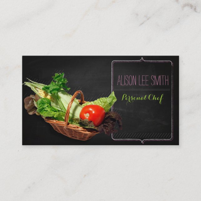 Persönlicher Chef/Catering Service/Cook service Visitenkarte (Vorderseite)