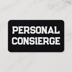 Persönlicher Concierge-Führungskraft Visitenkarte