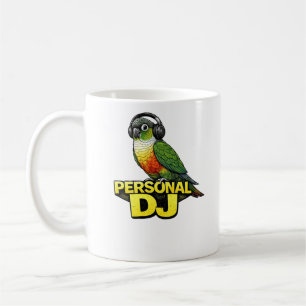 Persönlicher DJ Green Cheek Conure Kaffeetasse