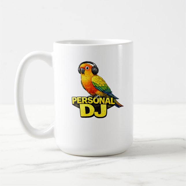 Persönlicher DJ Sonnenaratinga Kaffeetasse (Links)