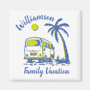 Persönlicher Familienurlaub Magnet