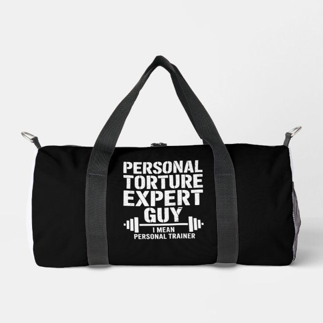 Persönlicher Folterexperte Mann Duffle Bag (Vorderseite)