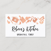 Persönlicher Koch Restaurant Catering QR Logo Weiß