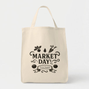 Persönlicher Markttag! Tragetasche