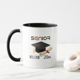 Persönlicher Name, Senior graduiert 2023 Tasse