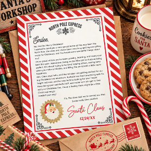 Persönlicher offizieller Brief von Santa