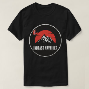 Persönlicher Ortsname rund um Dänemark Design T-Shirt