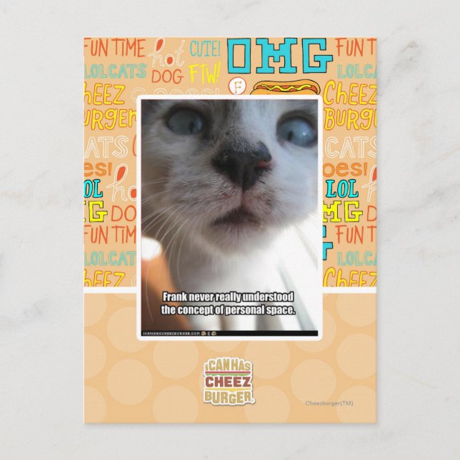 Persönlicher Raum Postkarte (Vorderseite)