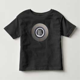 Persönlicher Silberring mit eigenem Foto Kleinkind T-shirt