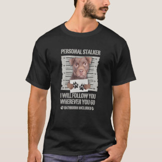 Persönlicher Stalker Patterdale Terrier T-Shirt