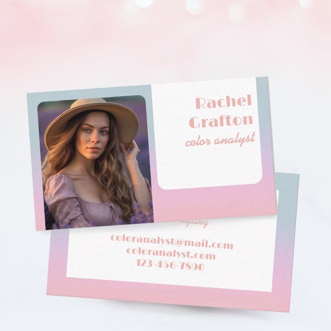 Persönlicher Stylist für Farbanalytiker Visitenkarte (Von Creator hochgeladen)