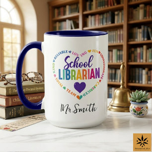 Persönlicher Tag der Schulbibliothekare Benutzer Tasse