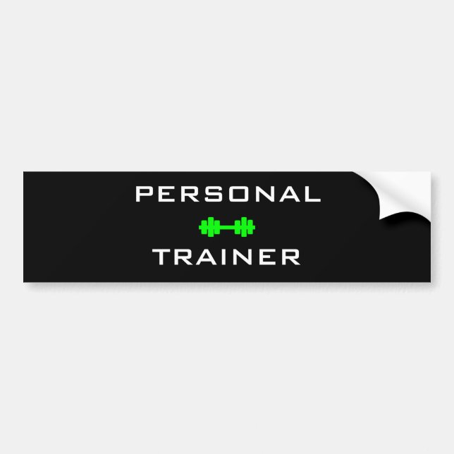 Persönlicher Trainer-Autoaufkleber Autoaufkleber (Vorne)