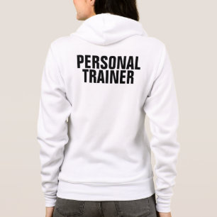 Persönlicher Trainer für Frauen in der Fitness Gym Hoodie