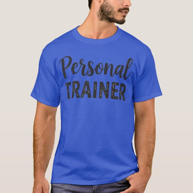 Persönlicher Trainer Kunst T-Shirt (Vorderseite)