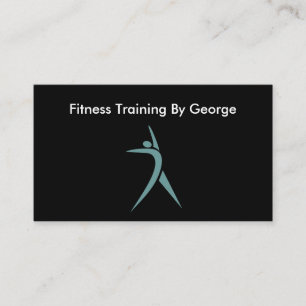 Persönlicher Trainer Professionelles Design Visitenkarte