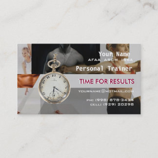 Persönlicher Trainer Visitenkarte