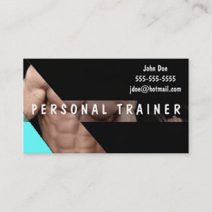 Persönlicher Trainer Visitenkarte