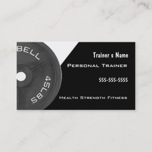 Persönlicher Trainer Visitenkarte