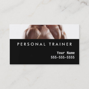 Persönlicher Trainer Visitenkarte