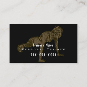 Persönlicher Trainer Visitenkarte