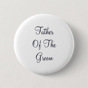 Persönlicher Vater des Grooms Button