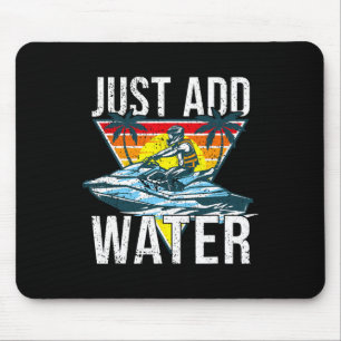 Persönlicher Wassermotorfahrer ich nur hinzufügen Mousepad