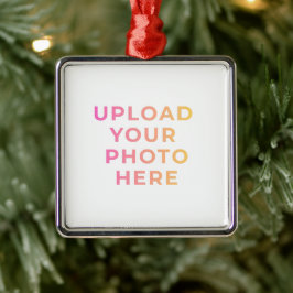 Persönlicher Weihnachtsschmuck | Foto, Name & Fami