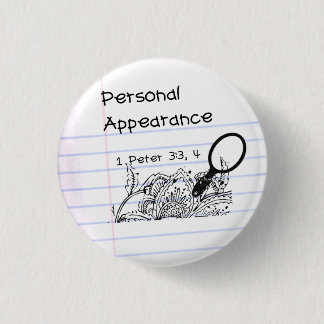 Persönliches Apperanceee pinnn Button