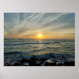 Persönliches Archiv: Sunset in Portugal Poster Pap