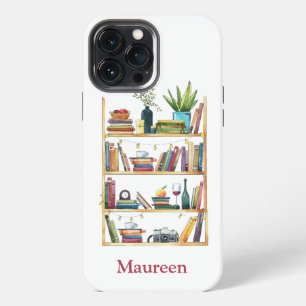 Persönliches Bücherregal für Bücherliebhaber iPhone 13 Pro Max Hülle