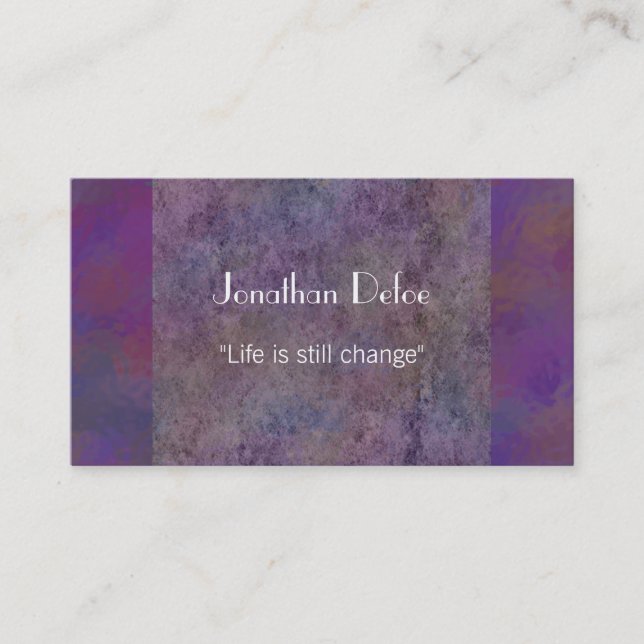 Persönliches Chic des Trainer-| Visitenkarte (Vorderseite)