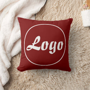 PERSÖNLICHES EIGENES LOGO BÜRO GESCHÄFT MODERN KISSEN