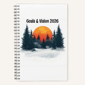Persönliches Erfolgs-Mindset-Notizbuch 2026 Ziele Notizbuch
