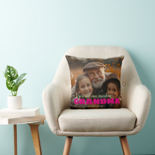 Persönliches Foto Keepake GRANDMA Geschenk Kissen