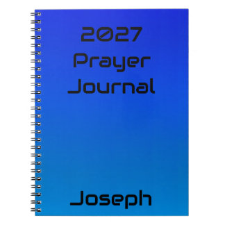 Persönliches Gebetsjournal-Notizbuch 2027 Notizblock