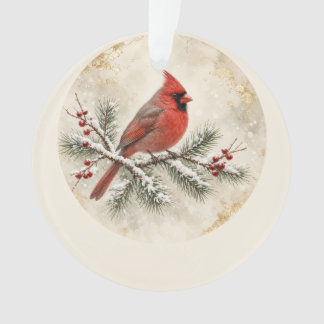 Persönliches Gedenk-Kardinal-Weihnachts-Acryl Ornament