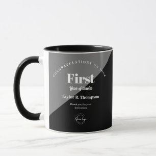 Persönliches Geschäftsgeschenk im ersten Dienstjah Tasse